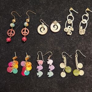 Fashion Jewelry Multicolor Earring Set